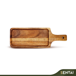 SENI ACACIA SERIES TRAY WITH HANDLE