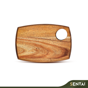 SENI ACACIA SERIES SERVING PLATTER WITH SAUCER