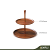 SENI PREMIUM ACACIA SERIES 2 TIER CAKE STAND - Image 2
