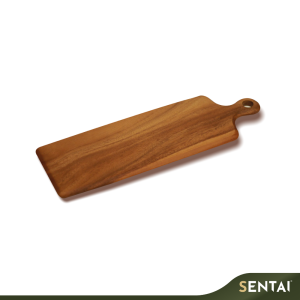SENI PREMIUM ACACIA SERIES LONG CUTTING BOARD WITH HANDLE
