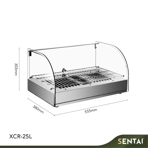 CURVED TEMPERED GLASS DISPLAY WARMER - Image 2