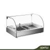 CURVED TEMPERED GLASS DISPLAY WARMER
