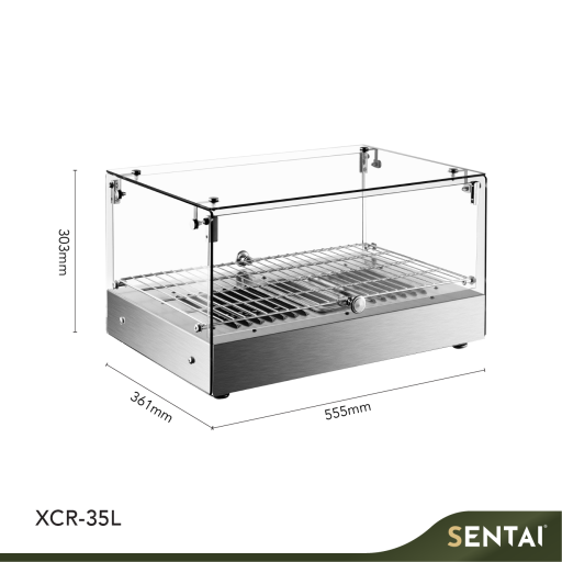 COUNTERTOP DISPLAY WARMER W/ FRONT AND REAR DOORS - Image 2