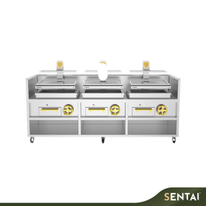 Josper PVJ-76-3-3-MB triple station Basque grill charcoal grill