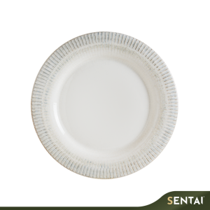 Bonna Galata 22cm flat plate porcelain tableware inspired by Istanbul design for restaurant use
